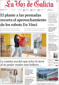 Portada de La Voz de Galicia (Spain)