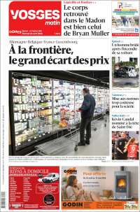 Portada de Vosges Matin (France)