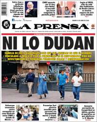 Portada de La Prensa (Mexique)