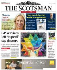 Portada de The Scotsman (Royaume-Uni)