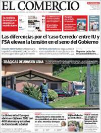 Portada de El Comercio - Gijón (Espa&ntilde;a)