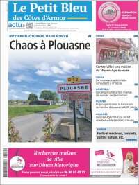 Portada de Le Petit Bleu (Francia)