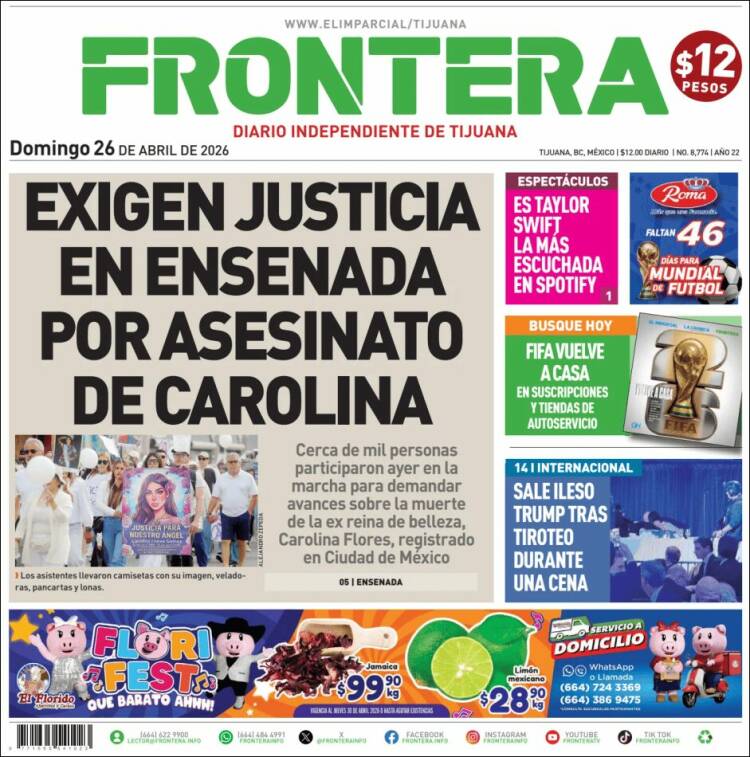 Portada de Frontera (M&eacute;xico)