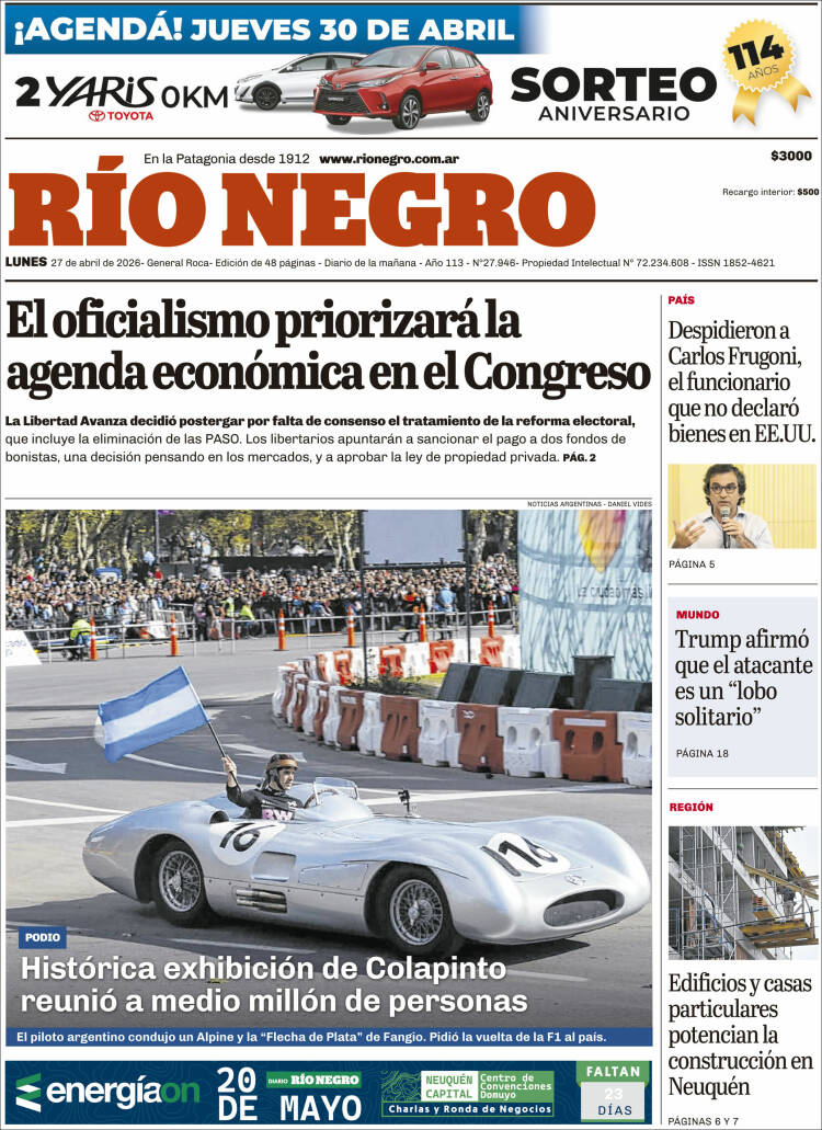 Portada de Rio Negro (Argentina)
