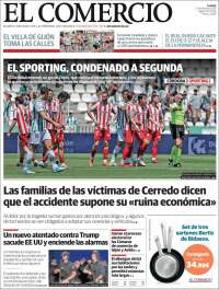 Portada de El Comercio - Gijón (Espa&ntilde;a)