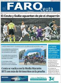 Portada de El Faro de Ceuta (Espa&ntilde;a)