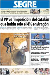 Portada de Segre  (Espa&ntilde;a)