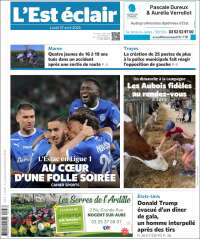 Portada de L'Est Eclair (Francia)