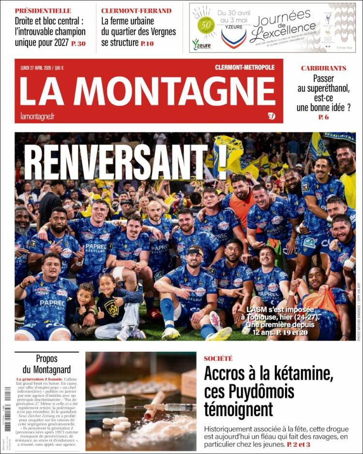 Portada de La Montagne (Francia)