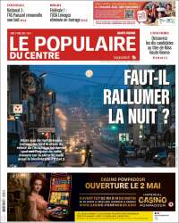 Portada de Le Populaire du Centre (Francia)