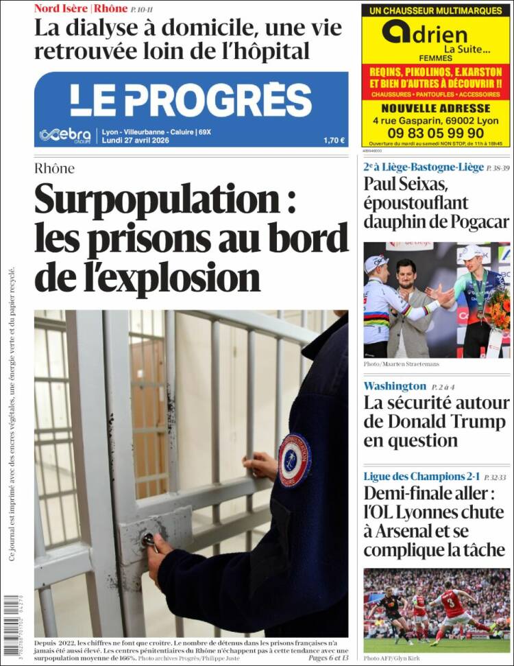 Portada de Progres de Fecamp (Francia)