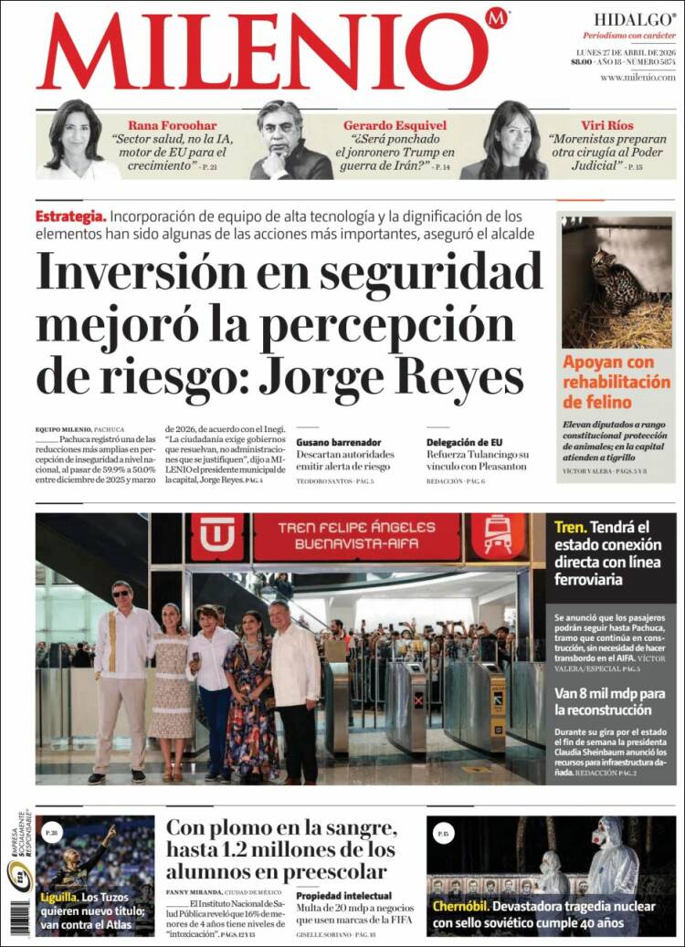 Portada de Milenio de Hidalgo (M&eacute;xico)