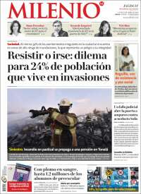 Portada de Milenio - Jalisco (M&eacute;xico)