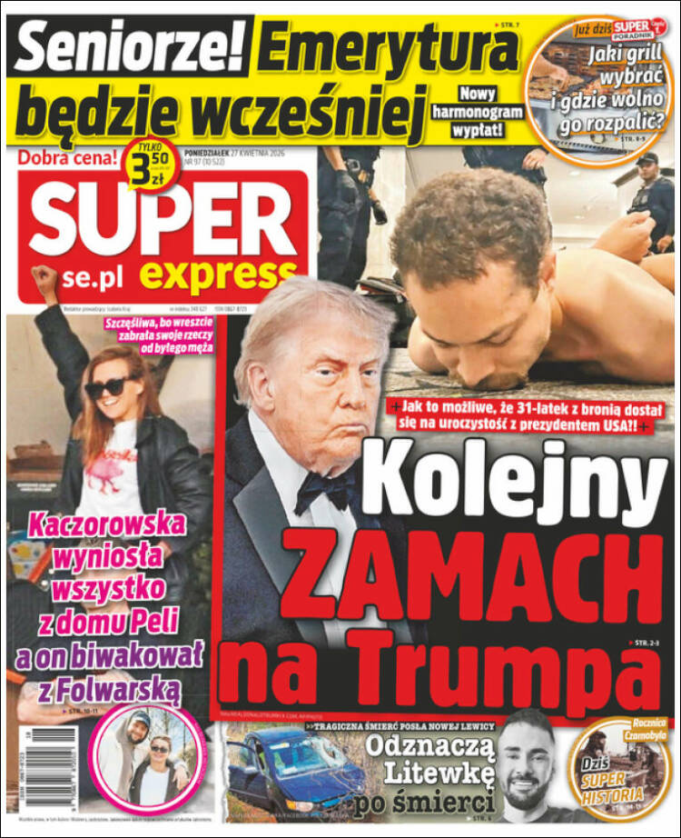 Portada de Super Express (Polonia)