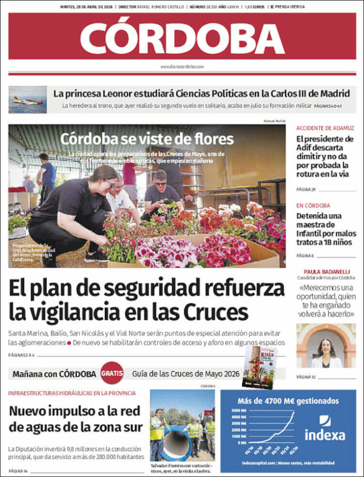 Portada de Diario de Córdoba (Espa&ntilde;a)
