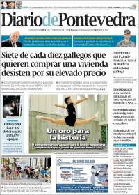 Portada de Diario de Pontevedra (Espa&ntilde;a)