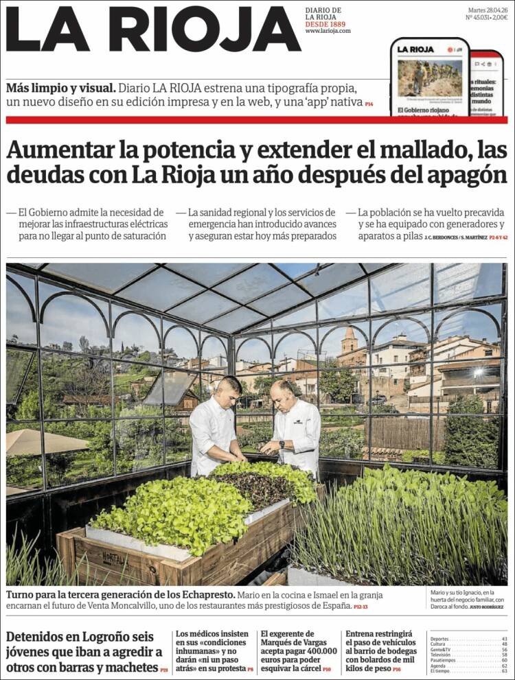 Portada de La Rioja (Espa&ntilde;a)