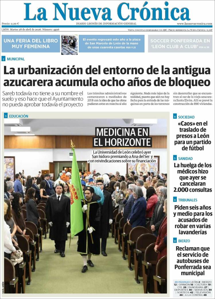 Portada de La Nueva Crónica (Espa&ntilde;a)
