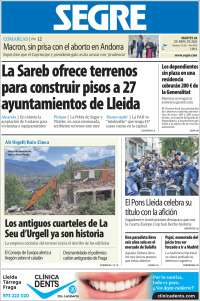 Portada de Segre  (Espa&ntilde;a)