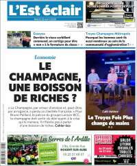 Portada de L'Est Eclair (Francia)
