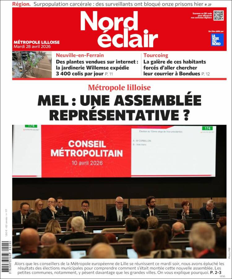 Portada de Nord Éclair (Francia)