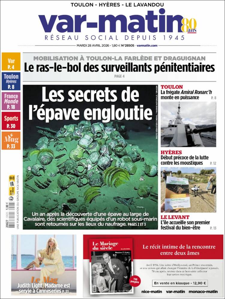 Portada de Var-Matin (Francia)