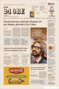 Portada de Il Sole 24 ORE (Italie)