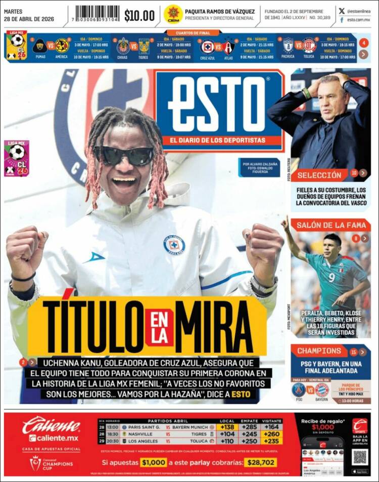 Portada de Esto (M&eacute;xico)