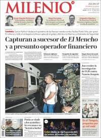 Portada de Milenio - Jalisco (M&eacute;xico)
