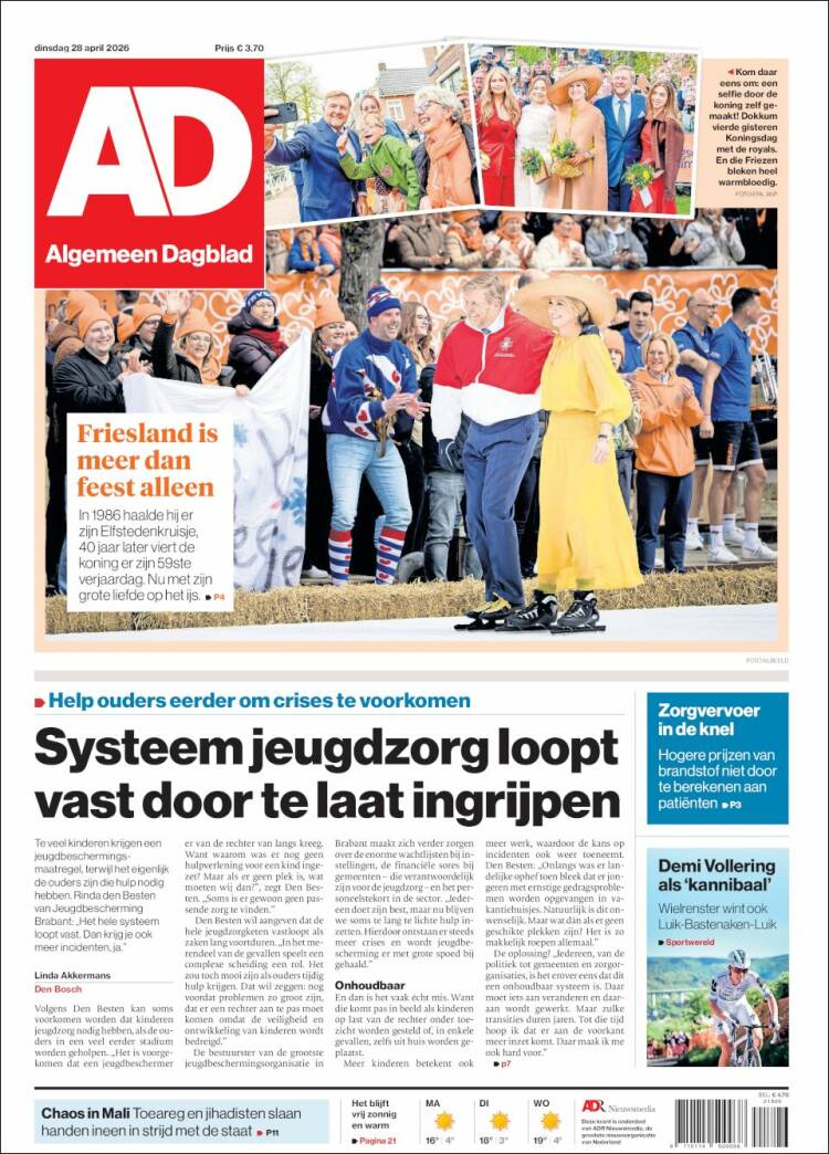 Portada de AD (Pa&iacute;ses Bajos)