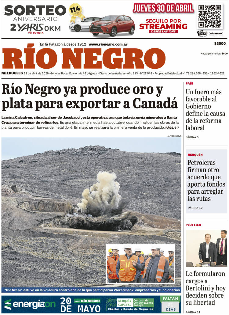 Portada de Rio Negro (Argentina)