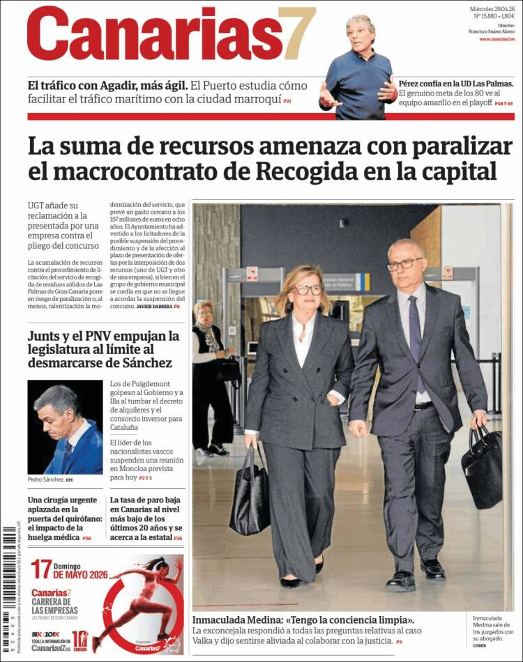 Portada de Canarias 7 (Espa&ntilde;a)