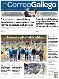 Portada de El Correo Gallego (Espa&ntilde;a)