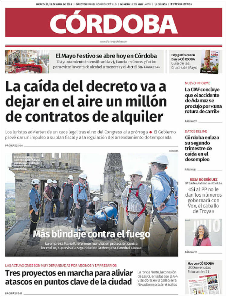 Portada de Diario de Córdoba (Espa&ntilde;a)