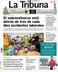 Portada de La Tribuna de Cuenca (Espa&ntilde;a)