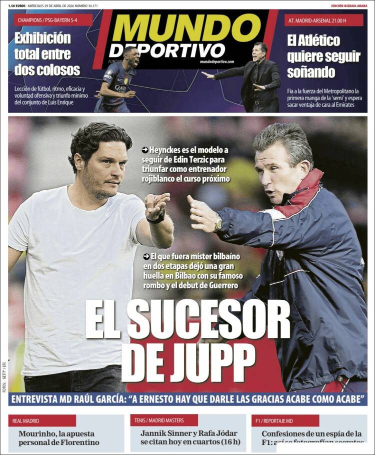 Portada de Mundo Deportivo Bizkaia (Espa&ntilde;a)