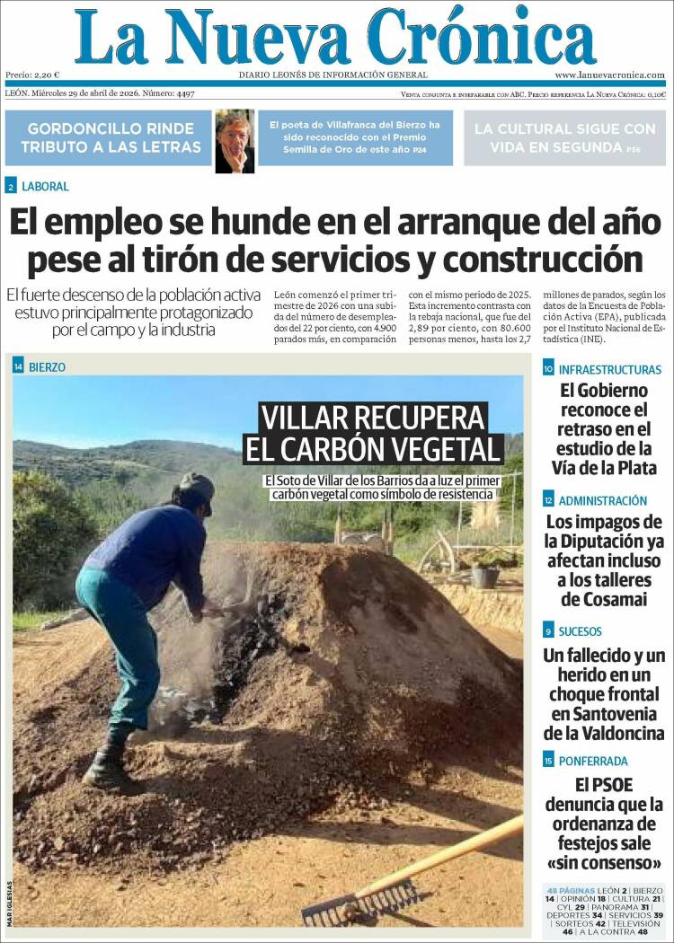 Portada de La Nueva Crónica (Espa&ntilde;a)