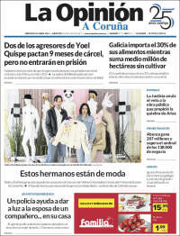 Portada de La Opinión de A Coruña (Espa&ntilde;a)