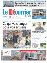 Portada de Le Courrier de l'Ouest (Francia)