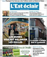 Portada de L'Est Eclair (Francia)
