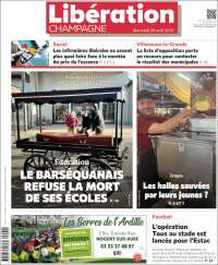Portada de Libération Champagne (Francia)