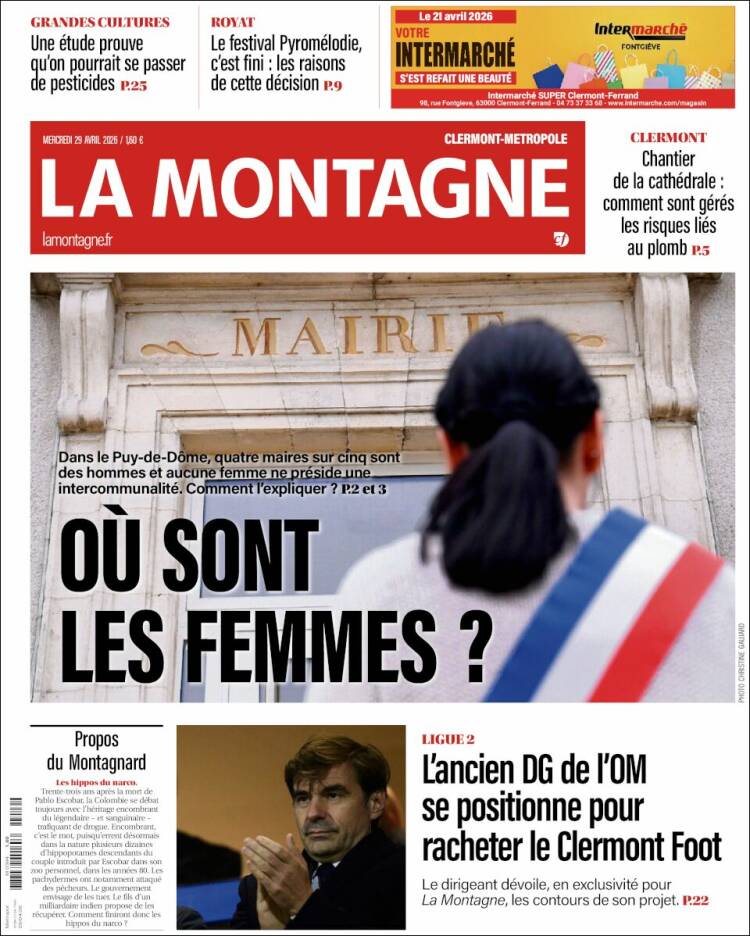 Portada de La Montagne (Francia)