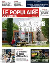 Portada de Le Populaire du Centre (Francia)