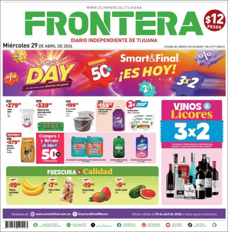 Portada de Frontera (M&eacute;xico)