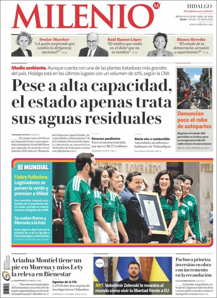 Portada de Milenio de Hidalgo (M&eacute;xico)