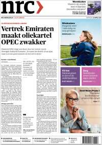 Portada de NRC Handelsblad (Pa&iacute;ses Bajos)