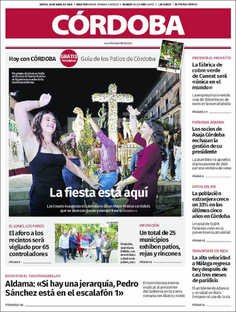 Portada de Diario de Córdoba (Espa&ntilde;a)