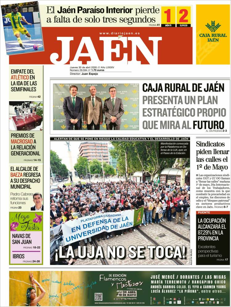 Portada de Diario Jaén (Espa&ntilde;a)