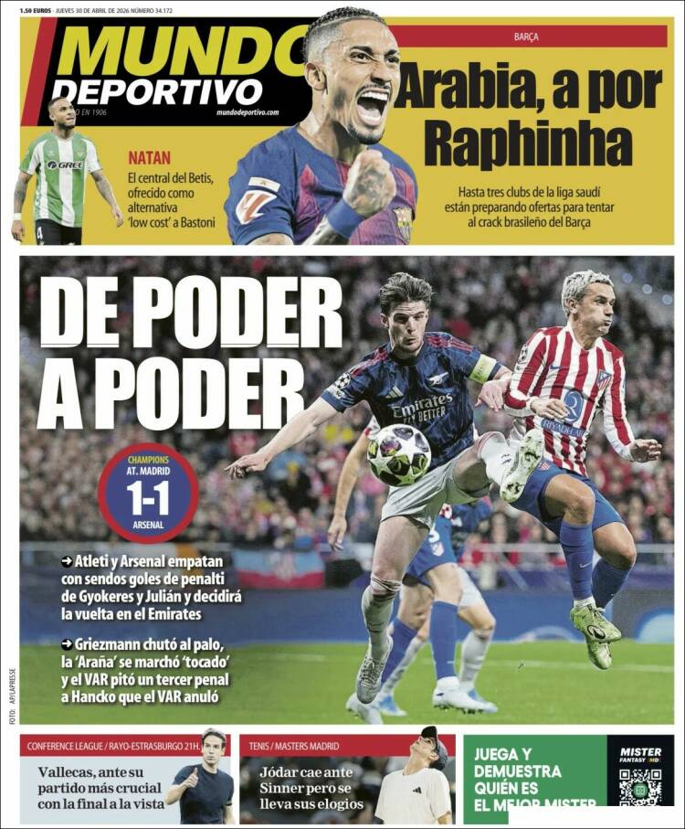 Portada de Mundo Atlético (Espa&ntilde;a)