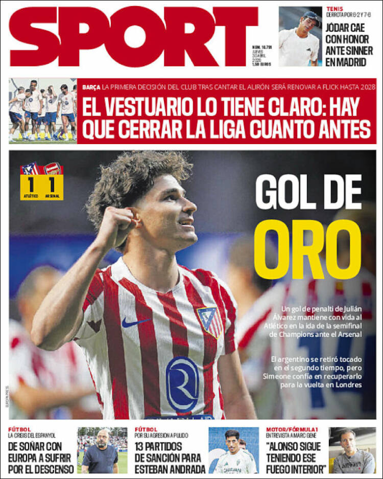 Portada de Sport (Espa&ntilde;a)